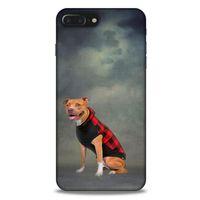 Apple Iphone 7 Plus Kılıf Köpek Kıyafetleri (31) TPU Kılıf Pitbull Yelek