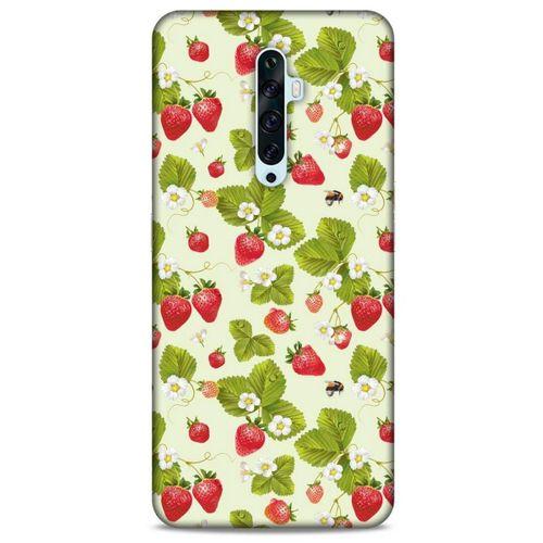 Frutix Çilek 03 Oppo Reno 2z Kılıf Desenli Silikon