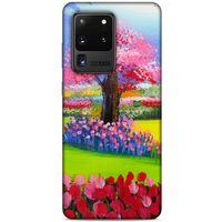 Samsung Galaxy S20 Ultra Kılıf Japonya (40) Fit Silikon Kılıf Japonya Ağaçları