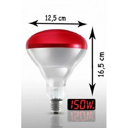 (6 Adet) 150w Kızılötesi Isıtıcılı Hayvan Isıtma Ve Kuluçka Lambası (kırmızı Işık) E27 (kalın Duy)