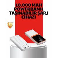 10000 Mah Taşınabilir Powerbank – Çift Çıkışlı Type-c Ve Lightning Uyumlu