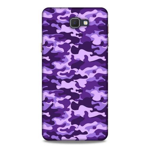 Samsung Galaxy J7 Prime Uyumlu Kılıf Mor Delisi (13) Silikon Kap Kamuflaj