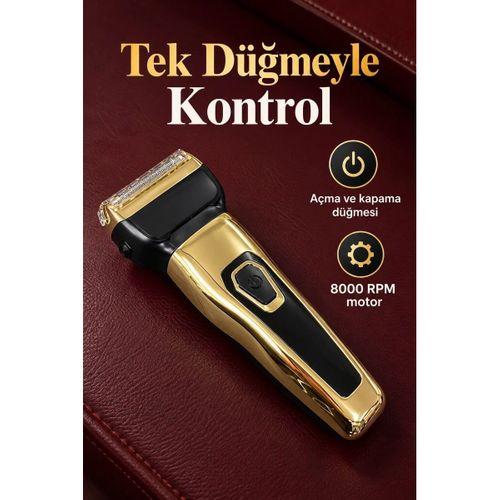 Kablosuz Tıraş Makinesi Paslanmaz Çelik Bıçaklı Set
