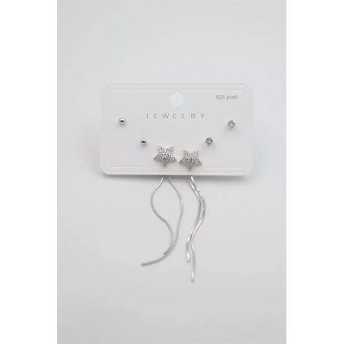 Çoklu Set Küpe - Gümüş