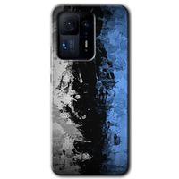 Xiaomi Mi Mix 4 Kılıf HD Desen Baskılı Arka Kapak+Temperli Cam - Abstract Wallpaper