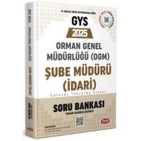 2025 GYS Orman Genel Müdürlüğü Şube Müdürü GYS Soru Bankası Data Yayınları