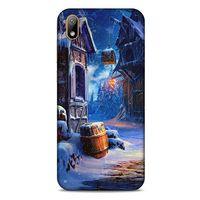 Huawei Y5 2019 Kılıf Snowix (46) Core Armor Kılıf Kahverengi Mavi