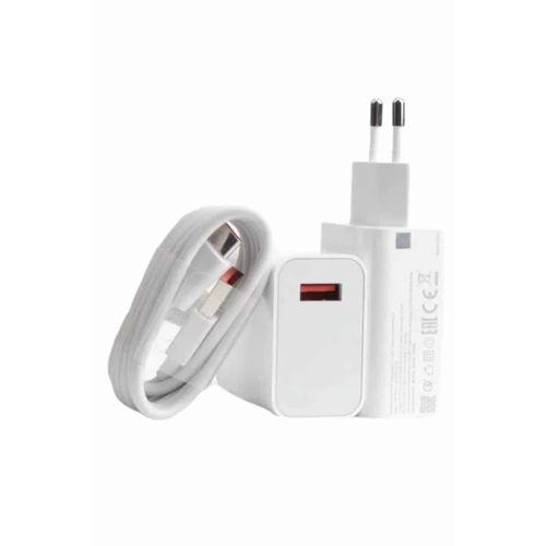 Beyaz Ultra Plus Hızlı Şarj Seti Şarj Adaptörü Ve Kablosu 67w