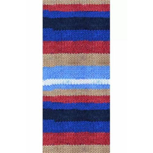5 Adet Vega Stripe Premium Akrilik El Örgü İpi Yünü No: 82411