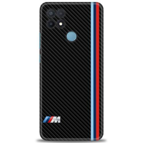 Oppo A15 Kılıf HD Baskılı Kılıf - BMW + Tam Ekran Koruyucu