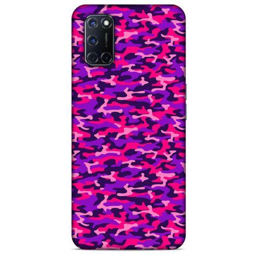 Oppo A72 Uyumlu Kılıf Mor Delisi (26) Tpu Silikon Kılıf Kamuflaj