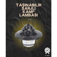 Kamp Ve Bahçe İçin Retro Led Fener – Sıcak Işık, Uzun Ömürlü Batarya