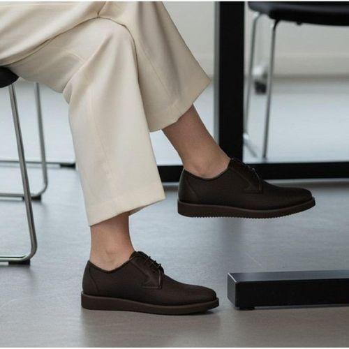 Conteyner 232 Kahverengi lazer işleme Günlük Casual Ayakkabı