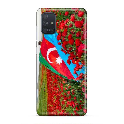 Samsung Galaxy M51 Uyumlu Kılıf Azarbaijan (8) Baskılı Kılıf Azərbaycan Lale