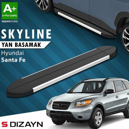 S-Dizayn Hyundai Santa Fe Skyline Aluminyum Yan Basamak 163 Cm 2000-2006 A+ Kalite