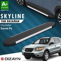 S-Dizayn Hyundai Santa Fe Skyline Aluminyum Yan Basamak 163 Cm 2000-2006 A+ Kalite