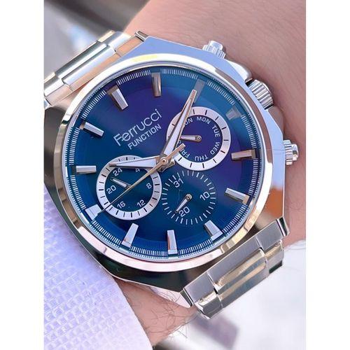 Ferrucci 2 Yıl Garantili Çelik Kordon İç Kadran Özellikleri Aktif 3 Atm Erkek Kol Saati EF.03319.2