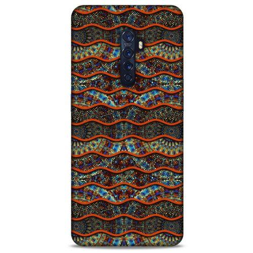 Oppo Reno 2 Kılıf Baskılı Özel Seri Taşlı (35) Fit Design Kılıf