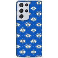 Lopard Samsung Galaxy S21 Ultra Uyumlu Kılıf Nazarium (46) Core Armor Kılıf