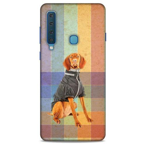 Samsung Galaxy A9 2018 Kılıf Köpek Kıyafetleri (36) Glitter Kılıf Alman Pointer