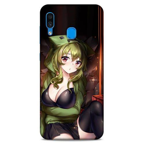 Lopard Samsung Galaxy A30 Uyumlu Kılıf PiXel (34) Slim Armor Kılıf TNT Anime