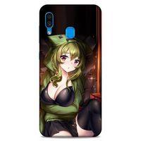 Lopard Samsung Galaxy A30 Uyumlu Kılıf PiXel (34) Slim Armor Kılıf TNT Anime