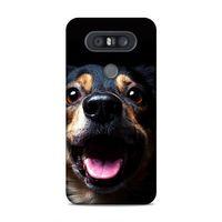 LG Q60 Kılıf Spaniel Arka Kapak Silikon Koruma Full Koruyucu