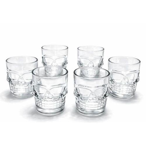 6'lı Kurukafa Cam Shot Bardağı Alk2151