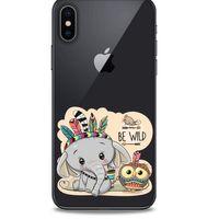 Zoologix (51) Apple Iphone X Şeffaf Kılıf Silikon Desenli