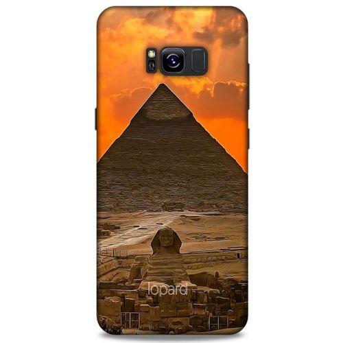 Samsung Galaxy S8 Plus Kılıf Dünya Mimarisi (25) Antişok Kapak Giza Piramitler Mısır