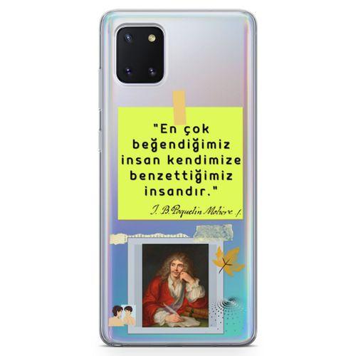 Samsung Galaxy Note 10 Lite Kılıf Caps Moliere Arka Kapak Koruma Desenli Full Koruyucu