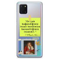 Samsung Galaxy Note 10 Lite Kılıf Caps Moliere Arka Kapak Koruma Desenli Full Koruyucu