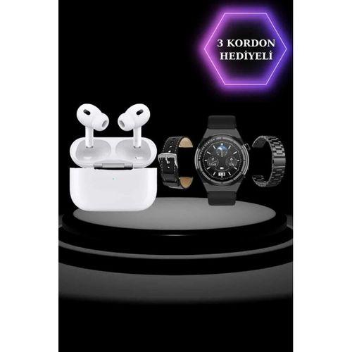 Aynalı Bluetooth Kulaklık Yeni Nesil Akıllı Saat Titreşimli Nabız Ölçer Spor Modları