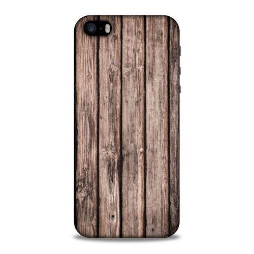 Lopard Apple iPhone SE Uyumlu Kılıf Wood'X (17) Tasarım Kılıf Baskılı
