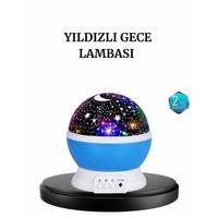 Renkli Led Gece Lambası 6 Işık Modlu Çocuk Odası Atmosfer Aydınlatma