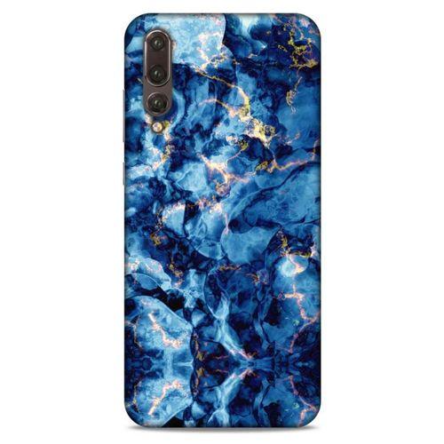 Mermer Desenli (26) Tema Tpu Silikon Kılıf Parliament Mavi Huawei P20 Pro Kılıf