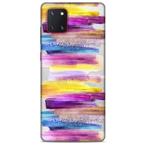 Samsung Galaxy Note 10 Lite Uyumlu Kılıf Mor Delisi (18) Telefon Kılıfları Suluboya