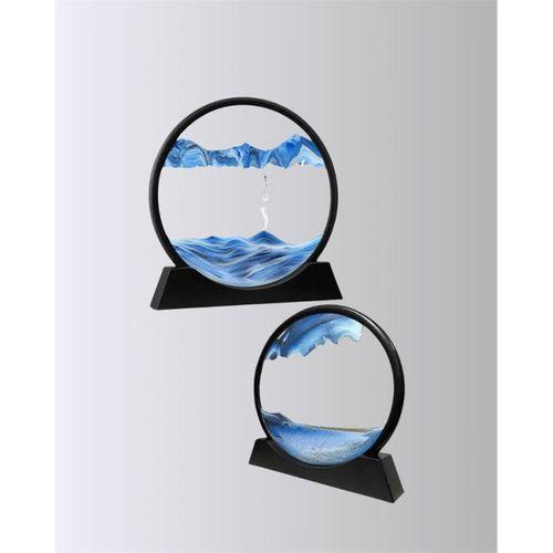 Zihin Açıcı Kum Manzarası – 3d Dinamik Kum Tablosu, Dekoratif, Dönüştükçe Yenilenen Sakinleştirici Sanat Eseri