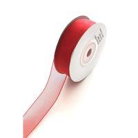 Kırmızı Renk Organze Kurdele 2 cm