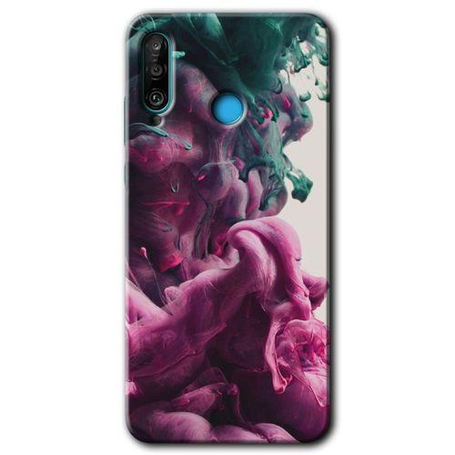 Huawei P30 Lite Kılıf HD Desen Baskılı Arka Kapak - Liquid Cloud