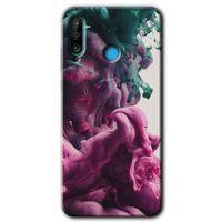 Huawei P30 Lite Kılıf HD Desen Baskılı Arka Kapak - Liquid Cloud