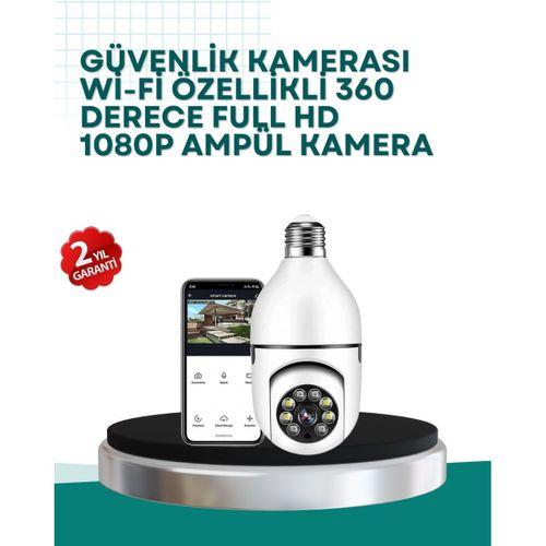 360° Panoramik Görüntüleme Sunan Ampul Tipi Güvenlik Kamerası