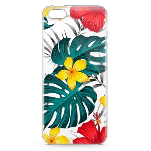 Apple iPhone 5s Kılıf Marmaris Çiçekleri Arka Kapak Koruma Desenli Full Koruyucu