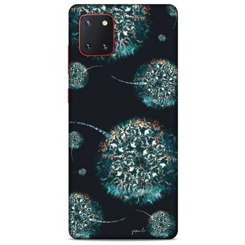 Y.Liva-2021 Özel Seri Siyah Soyut-87 Samsung Galaxy Note 10 Lite Kılıf Silikon Kapak