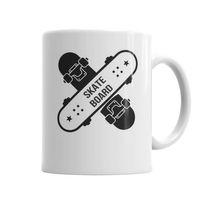 Skate Boarding 2 Kupa Bardak Porselen