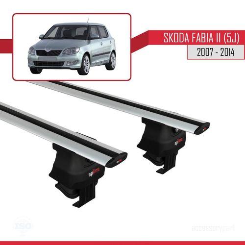 Skoda Fabia II (5J) 2007-2014 Arası ile uyumlu ACE-4 Ara Atkı Tavan Barı GRİ