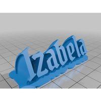 Izabela2 3D Baskı (Bu ürün Sadece Plastik parçadır - Almadan Önce Soru Sorabilirsiniz)