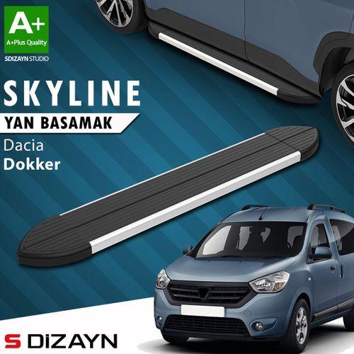 S-Dizayn Dacia Dokker Skyline Aluminyum Yan Basamak 203 Cm 2012 Üzeri A+ Kalite