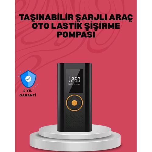 Çok Amaçlı Dijital Lastik Pompası Araç Bisiklet Top Uyumlu