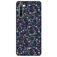 Oppo Reno 3 Pro 5g Kılıf Kelebek Etkisi (8) Baskılı Kılıf Turkuaz Beyaz